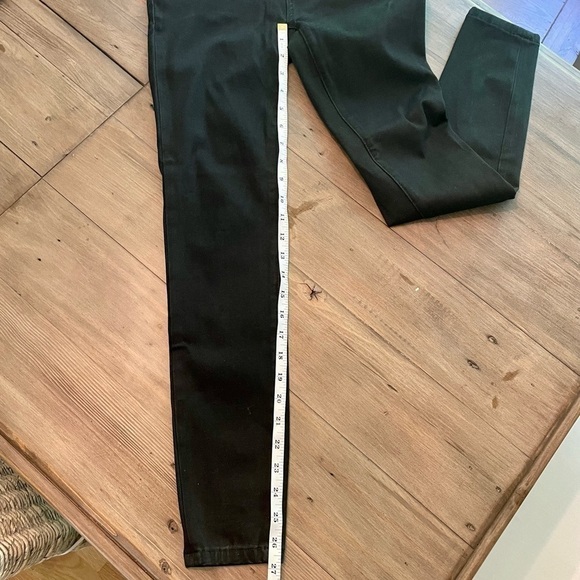 ANTHROPOLOGIE Pilcro and the Letterpress High Rise Denim Legging Jeans Black - Picture 6 of 9